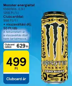Tesco Monster energiailtal ajánlat