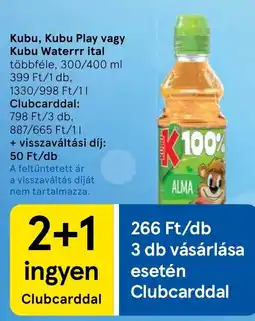 Tesco Kubu ital ajánlat