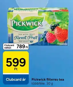 Tesco Pickwick filteres tea ajánlat