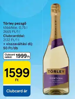Tesco Törley pezsgő ajánlat