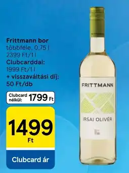 Tesco Frittman bor ajánlat