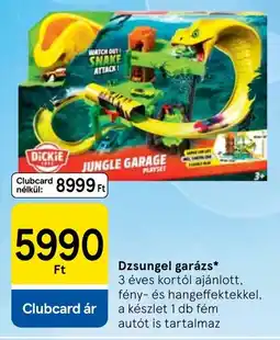 Tesco Dickie jungle garage playset ajánlat