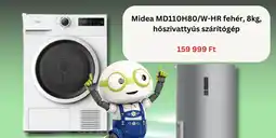 BestByte Midea MD110H80/W-HR fehér,8kg, hőszivattyús szárítógép ajánlat
