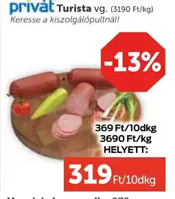 PRIVÁT Privȧt Turista ajánlat