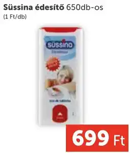 PRIVÁT Süssina édesítő ajánlat