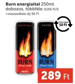 PRIVÁT Burn energiailtal ajánlat