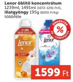 PRIVÁT Lenor öblítő koncentrátum ajánlat