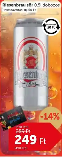 PRIVÁT Riesenbrau sör ajánlat