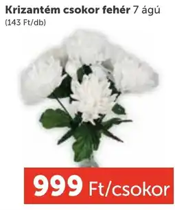 PRIVÁT Krizantém csokor fehér ajánlat