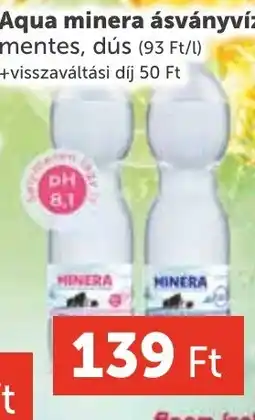 PRIVÁT Minera aqua minera ásványvíz ajánlat