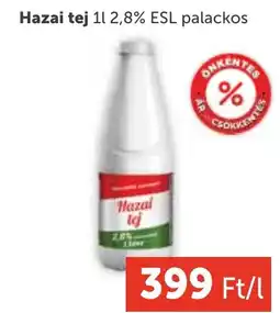PRIVÁT Hazai tej ajánlat
