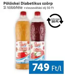 PRIVÁT Pölöskei Diabetikus szörp ajánlat