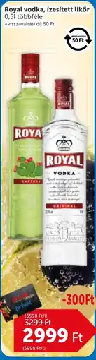 PRIVÁT Royal vodka ajánlat