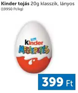 PRIVÁT Kinder tojás ajánlat