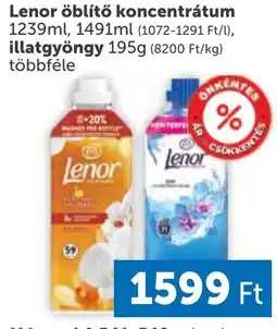 PRIVÁT Lenor öblítő koncentrátum ajánlat