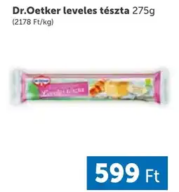 PRIVÁT Dr.Oetker leveles tészta ajánlat