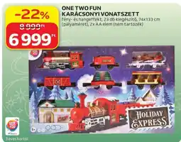 Auchan ONE TWO FUN KARÁCSONYI VONATSZETT ajánlat