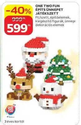 ONE TWO FUN ÉPÍTS ÜNNEPET JÁTÉKSZETT