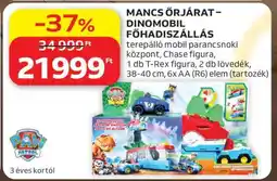 Auchan MANCS ŐRJÁRAT – DINOMOBIL FŐHADISZÁLLÁS ajánlat