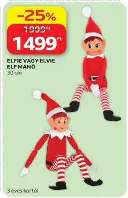 Auchan ELFIE VAGY ELVIE ELF MANÓ ajánlat