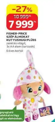 Auchan FISHER-PRICE SZÉP ÁLMOKAT KUTYUSHUGI PLÜSS ajánlat
