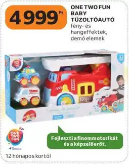 Auchan ONE TWO FUN BABY TŰZOLTÓAUTÓ ajánlat