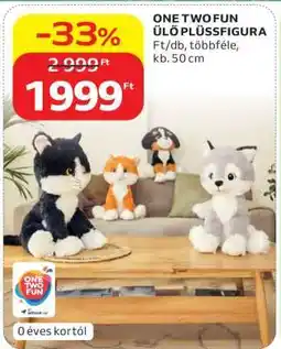 Auchan ONE TWO FUN ÜLŐ PLÜSSFIGURA ajánlat