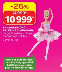 Auchan BARBIE DIÓTÖRŐ BALERINA CLARA BABA ajánlat