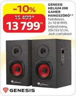 Auchan GENESIS HELIUM 200 GAMER HANGSZÓRÓ ajánlat