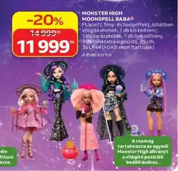Auchan MONSTER HIGH MOONSPELL BABA ajánlat