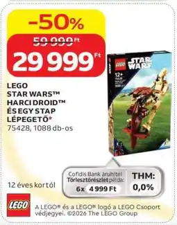 Auchan LEGO STAR WARS HARCI DROID ÉS EGY STAP LÉPEGETŐ ajánlat