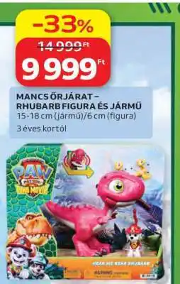 Auchan MANCS ŐRJÁRAT – RHUBARB FIGURA ÉS JÁRMŰ ajánlat