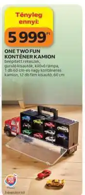 Auchan ONE TWO FUN KONTÉNER KAMION ajánlat