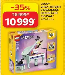 Auchan LEGO CREATOR 3IN1 31392 ZENÉS DEKORÁCIÓ CICÁVAL ajánlat