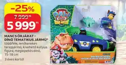 Auchan Mancs Őrjárat – Dinó Tematikus Jármű ajánlat