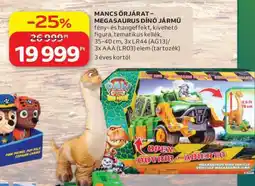 Auchan MANCS ŐRJÁRAT - MEGASAURUS DINÓ JÁRMŰ ajánlat