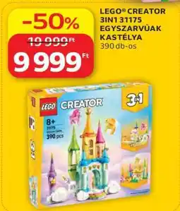 Auchan LEGO CREATOR 3IN1 31175 EGYSZARVÚAK KASTÉLYA ajánlat