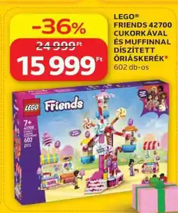 Auchan LEGO FRIENDS 42700 Cukorkával és muffinnal díszített óriáskerék ajánlat