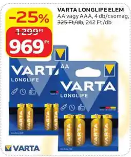 Auchan Varta Longlife elem ajánlat