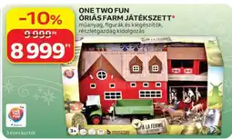 Auchan ONE TWO FUN ÓRIÁS FARM JÁTÉKSZETT ajánlat