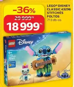 Auchan LEGO DISNEY CLASSIC 43296 STITCHÉS FOLTOS ajánlat
