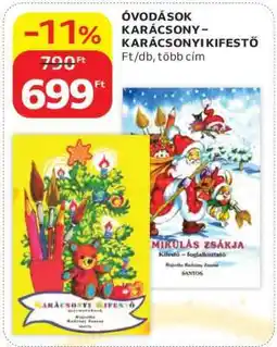 Auchan Óvodások Karácsony – Karácsonyi kifestő ajánlat