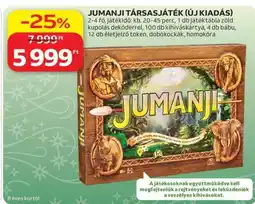 Auchan JUMANJI TÁRSASJÁTÉK (ÚJ KIADÁS) ajánlat