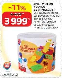 Auchan ONE TWO FUN VÖDRÖS GYURMASZETT ajánlat