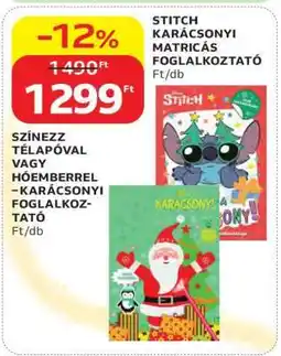 Auchan STITCH KARÁCSONYI MATRICÁS FOGLALKOZTATÓ ajánlat