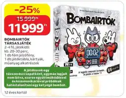 Auchan BOMBAIRTÓK TÁRSASJÁTÉK ajánlat