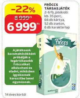 Auchan FRÖCCS TÁRSASJÁTÉK ajánlat