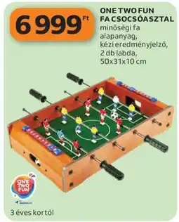 Auchan ONE TWO FUN FA CSOCSÓASZTAL ajánlat