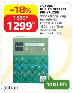 Auchan ACTUEL KÜL- ÉS BELTÉRI FÉNYFŰZÉR ajánlat