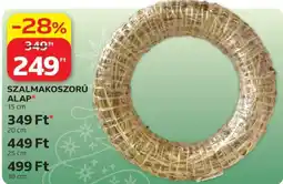 Auchan SZALMAKOSZORÚ ALAP ajánlat